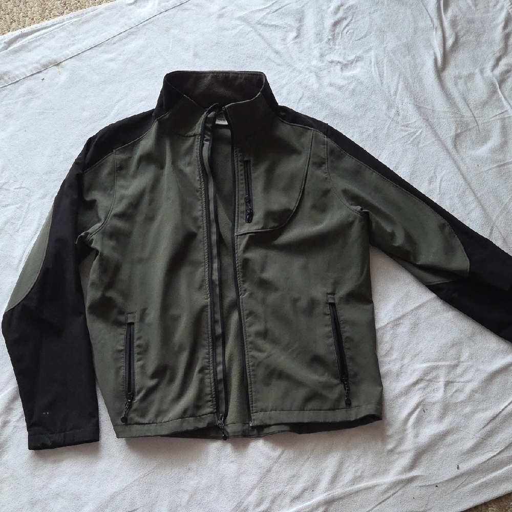 Black Diamond Men's Green and Black Windbreaker